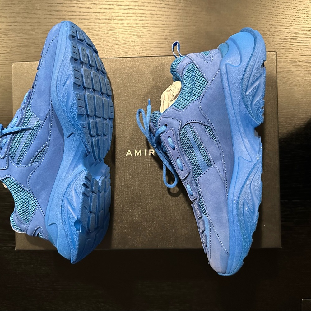 Amiri bone running sneakers blue size 42